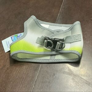 Gray and Green Dog Harness